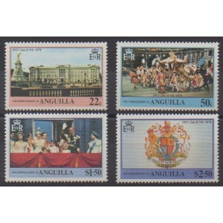 Anguilla - 1978 - No 282/285 - Royauté - Principauté