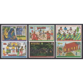 Acheter cette série de timbres d'Anguilla de l'année 1978 (No 292/297).