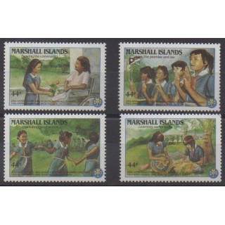 Buy this set of stamps of Marshall of the year 1986 (Nb 132/135).
