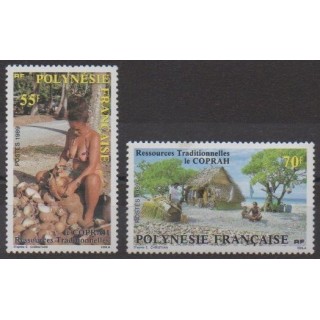 Buy this set of stamps of Polynesia of the year 1989 (Nb 326/327).