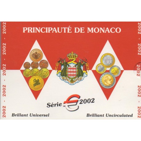 Coin set - Monaco - 2002 - BU