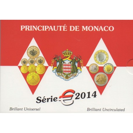 Coin set - Monaco - 2014 - BU