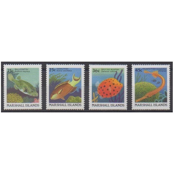 Buy this set of stamps of Marshall of the year 1988 (Nb 194/197).