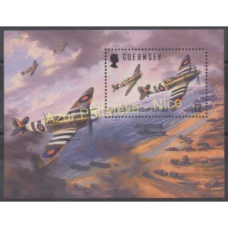 Timbres - Thème avions - Guernesey - 1994 - No BF 26