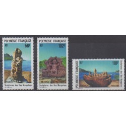 Polynésie - 1991 - No 386/388 - Art