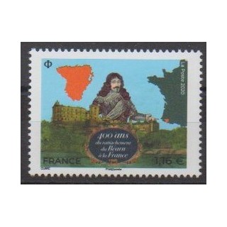 Buy this stamp of France of the year 2020 (Rattachement Bearn France).