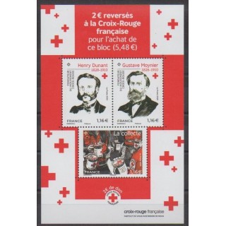 Acheter ce bloc-feuillet de France de l'année 2020 (No BF Dunant- Moynier).