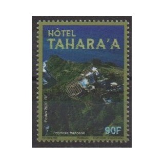 Acheter ce timbre de Polynésie de l'année 2020 (Hôtel Tahara'a).