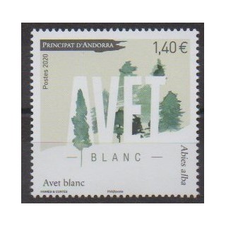 Acheter ce timbre d'Andorre français de l'année 2020 (Avet blanc).