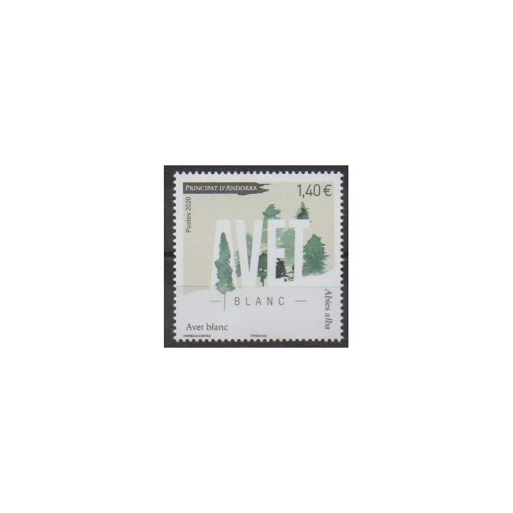 Buy this stamp of French Andorra of the year 2020 (Avet blanc).