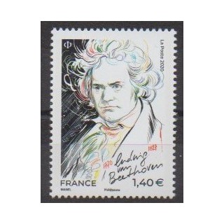 Acheter ce timbre de France de l'année 2020 (Beethoven).