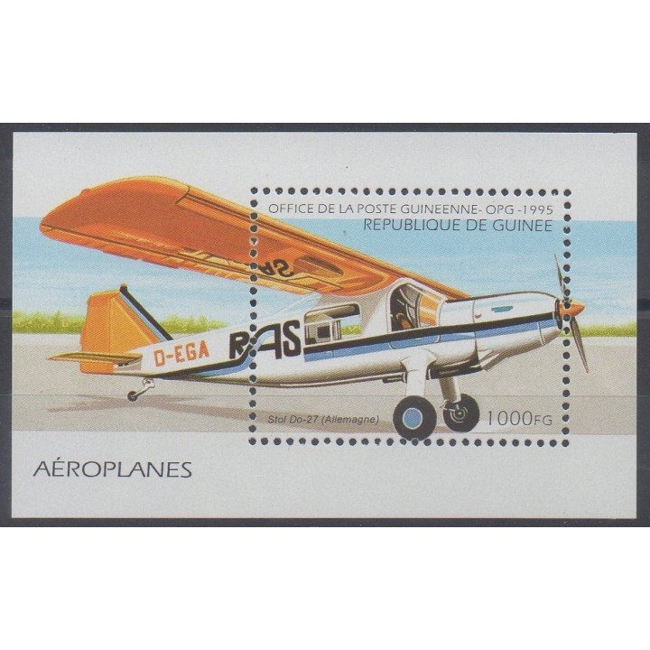 Stamps - Theme planes - Guinea - 1995 - Nb BF 111