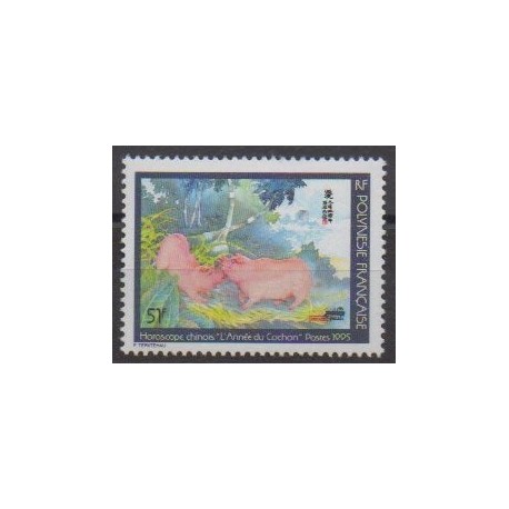 Polynesia - 1995 - Nb 480D - Horoscope