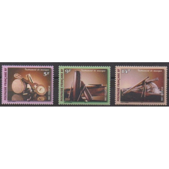 Acheter cette série de timbres de Polynésie de l'année 1996 (No 513/515).