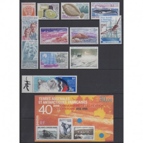 French Southern Territories - Complete year - 1995 - Nb 194/202 - PA134/PA136 - BF2