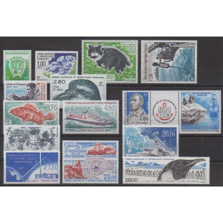 Acheter les timbres des Terres Australes et Antarctiques Françaises de l'année 1994 (No 184/193 - PA129/PA133).