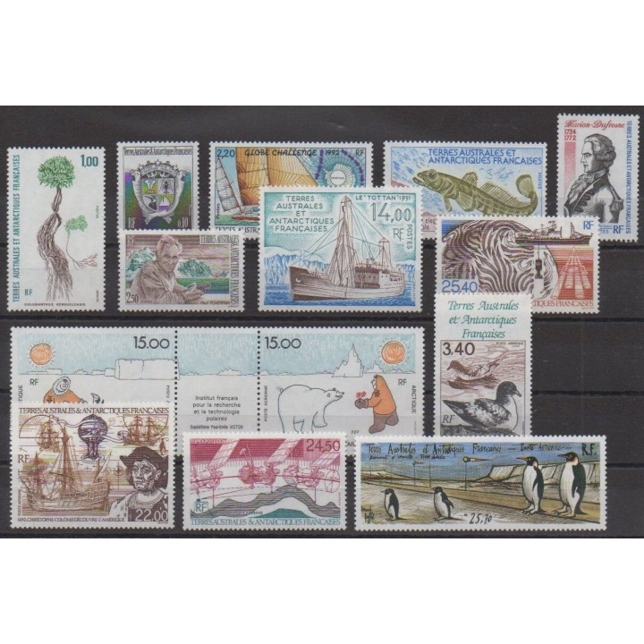Buy the stamps of FSAL of the year 1992 (Nb 163/170 - PA119/PA124).