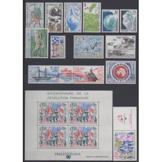 Buy the stamps and the souvenir sheet of FSAL of the year 1989 (Nb 140/147 - PA103/PA109 - BF1).