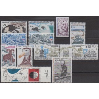Acheter les timbres des Terres Australes et Antarctiques Françaises de l'année 1985 (No 109/114 - PA86/PA91).