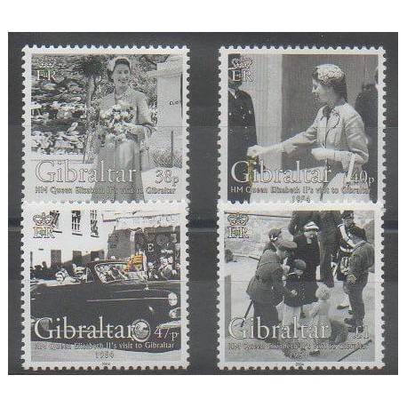 Gibraltar - 2004 - No 1079/1082 - Royauté - Principauté