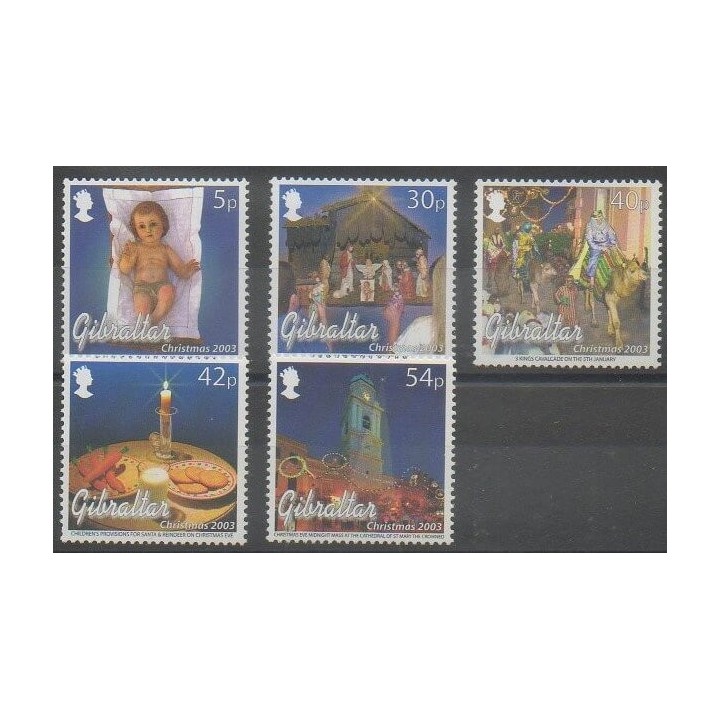 Acheter cette série de timbres de Gibraltar de l'année 2003 (No 1059/1063).