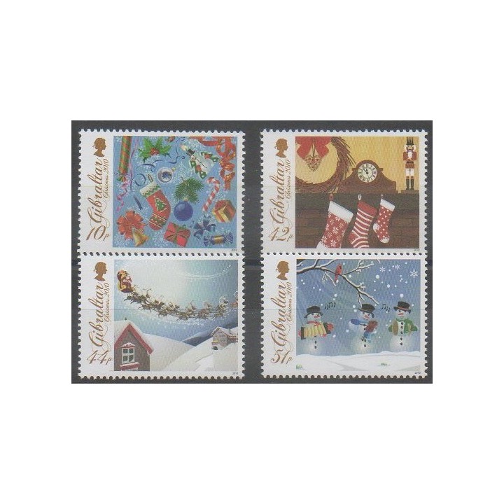 Acheter cette série de timbres de Gibraltar de l'année 2010 (No 1400/1403).
