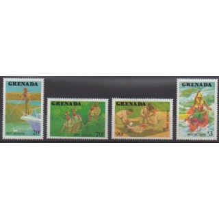 Buy this set of stamps of Grenade of the year 1988 (Nb 1546/1549).