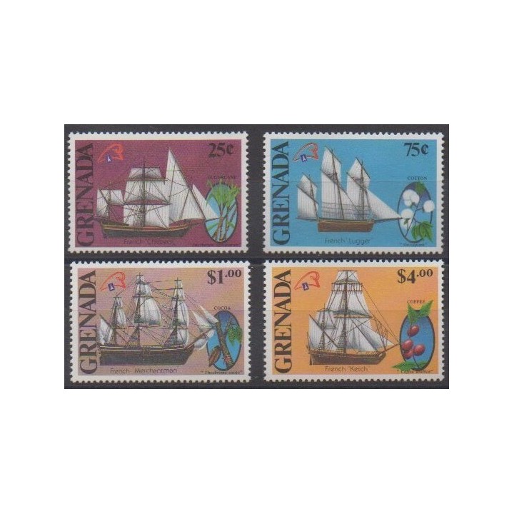 Buy this set of stamps of Grenade of the year 1989 (Nb 1803/1806).