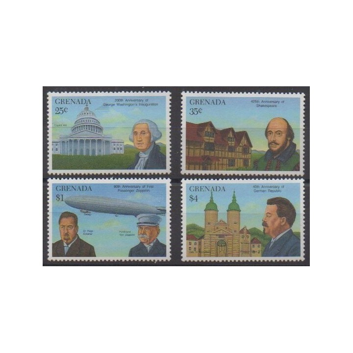 Buy this set of stamps of Grenade of the year 1989 (Nb 1854/1857).