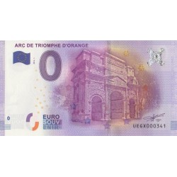 Billet souvenir - 84 - Arc de triomphe d'Orange - 2016-1 - No 341