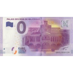 Euro banknote memory - 66 - Palais des rois de Majorque - 2016-1 - Nb 129