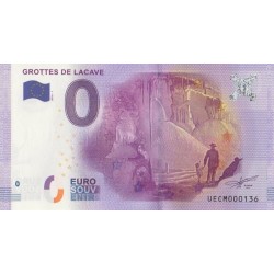 Euro banknote memory - 46 - Grottes de Lacave - 2016-2 - Nb 136