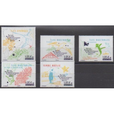 French Southern and Antarctic Territories - Post - 2020 - Nb 935/939 - Sights