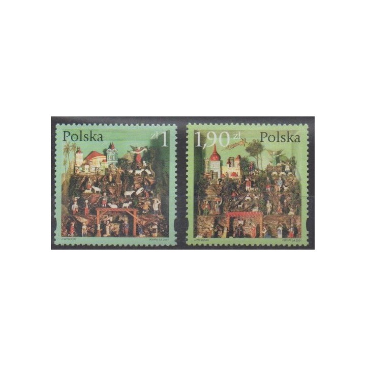 Buy this set of stamps of Poland of the year 2001 (Nb 3713/3714).