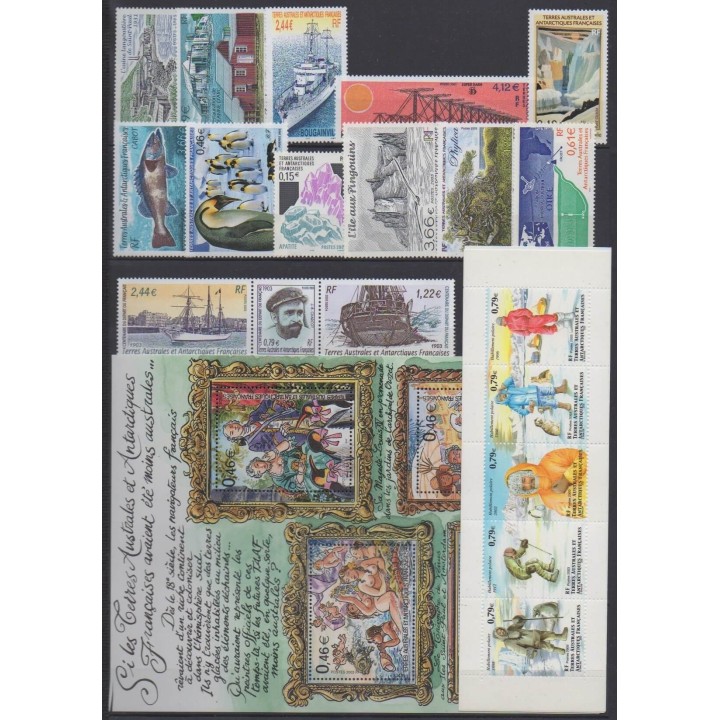 Acheter les timbres des TAAF de l'année 2003 (No 349/371 - BF9).
