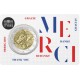 2 euro commémorative - France - 2020 - La recherche médicale - Merci - Coincard