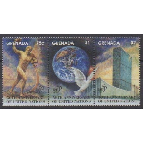 Grenade - 1995 - No 2517/2519 - Nations unies