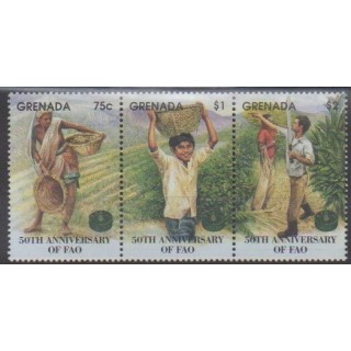 Buy this set of stamps of Grenade of the year 1995 (Nb 2550/2552).