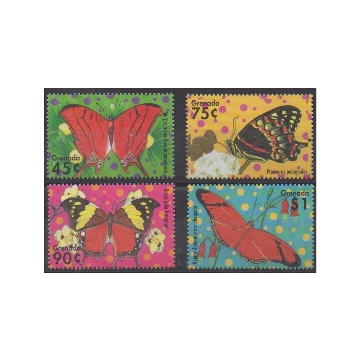 Acheter cette série de timbres de Grenade de l'année 2000 (No 3775/3778).