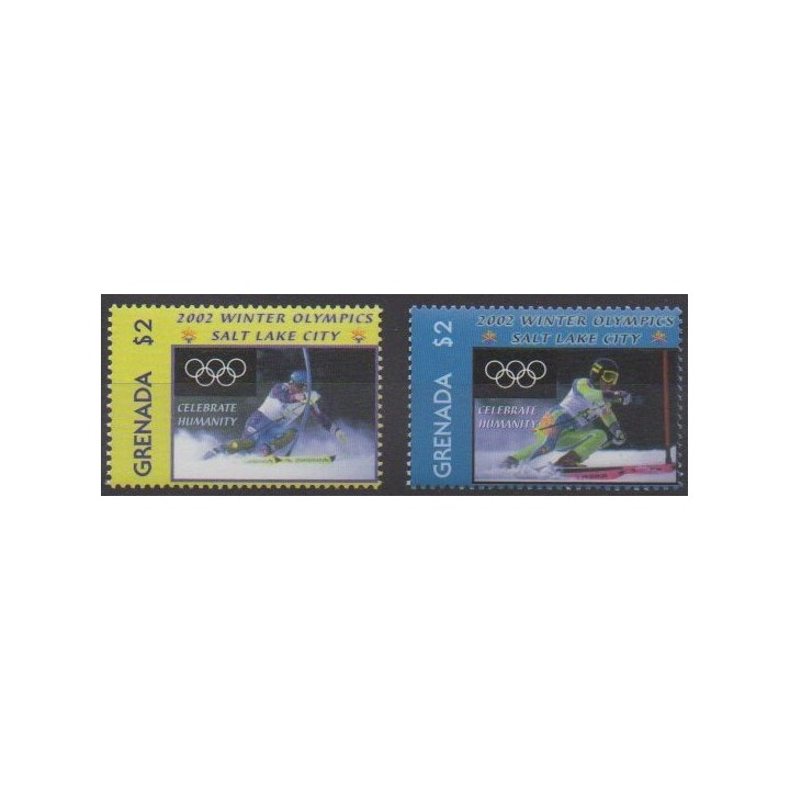 Acheter cette série de timbres de Grenade de l'année 2002 (No 4171/4172).