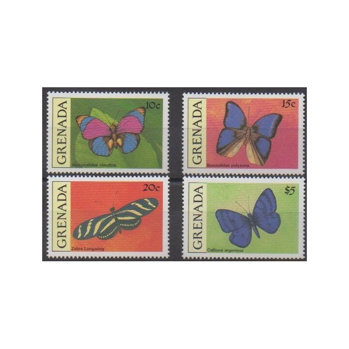 Buy this set of stamps of Grenade of the year 1991 (Nb 2099/2102).