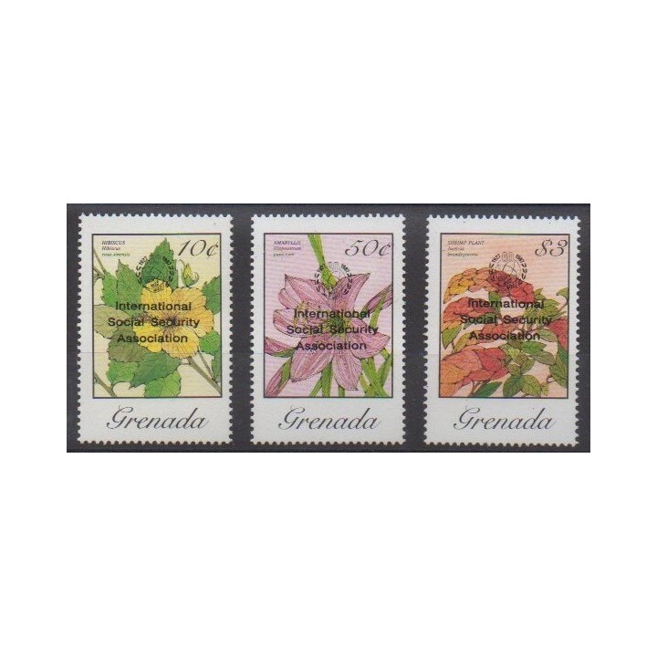 Acheter cette série de timbres de Grenade de l'année 1987 (No 1518/1520).
