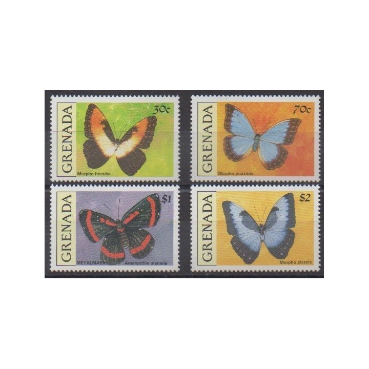 Acheter cette série de timbres de Grenade de l'année 1991 (No 2102E/2102H).