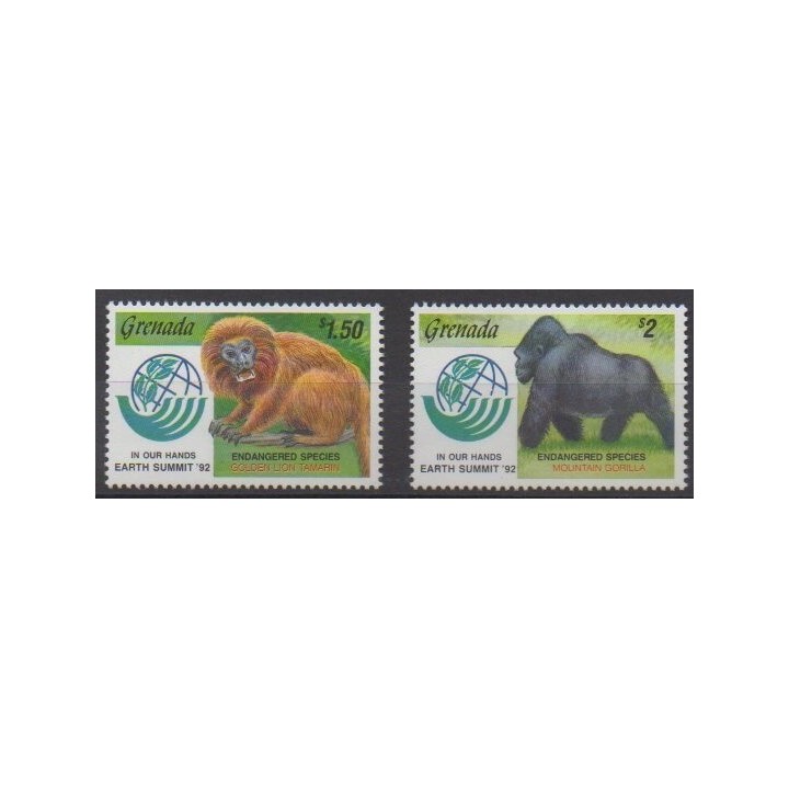 Acheter cette série de timbres de Grenade de l'année 1992 (No 2198/2199).