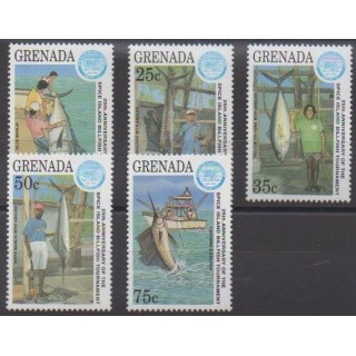 Acheter cette série de timbres de Grenade de l'année 1993 (No 2371/2375).