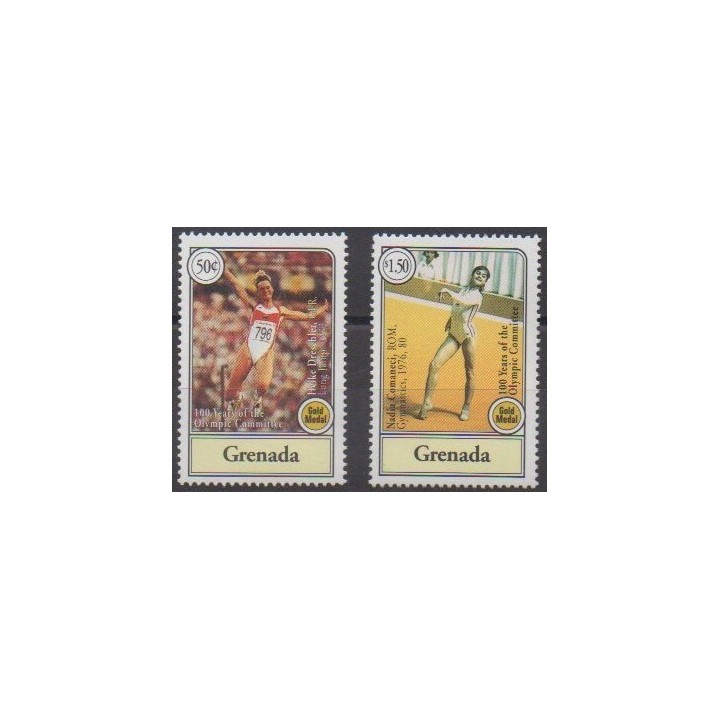 Buy this set of stamps of Grenade of the year 1994 (Nb 2432/2433).