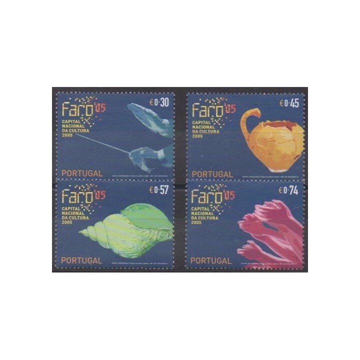 Buy this set of stamps of Portugal of the year 2005 (Nb 2916/2919).