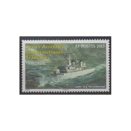 French Southern and Antarctic Territories - Post - 2013 - Nb 660 - Boats