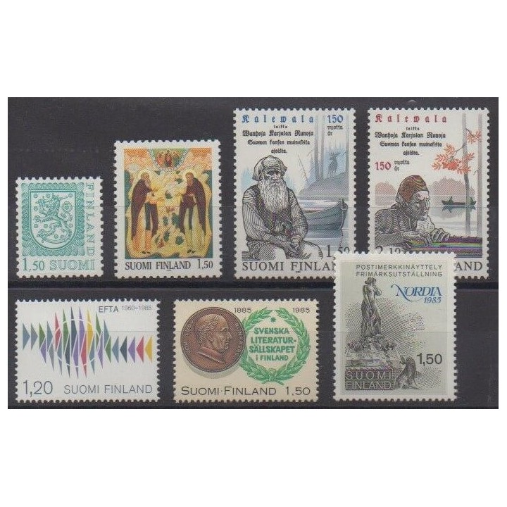 Buy this set of stamps of Finland of the year 1985 (Nb 917/923).
