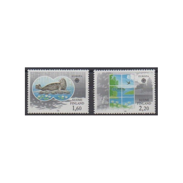 Acheter cette série de timbres de Finlande de l'année 1986 (No 949/950).